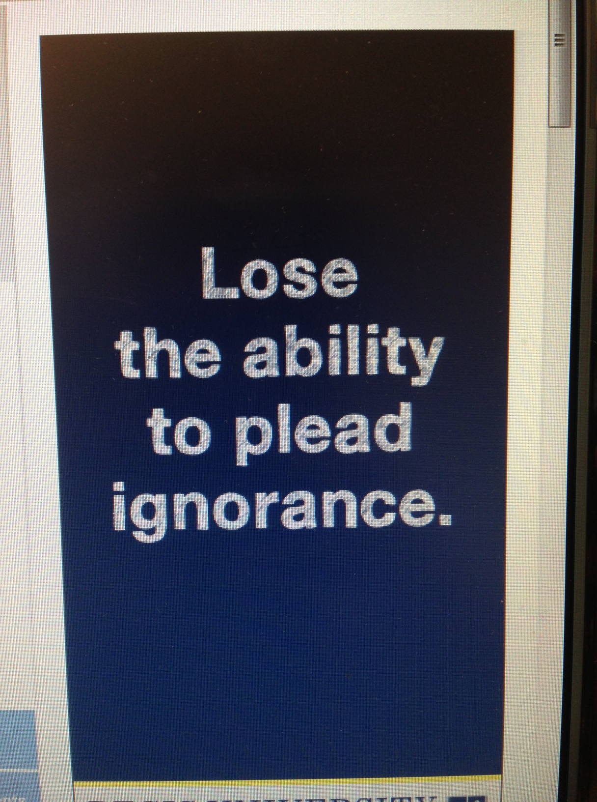 An example of Sketch Block font in an NPR website ad
