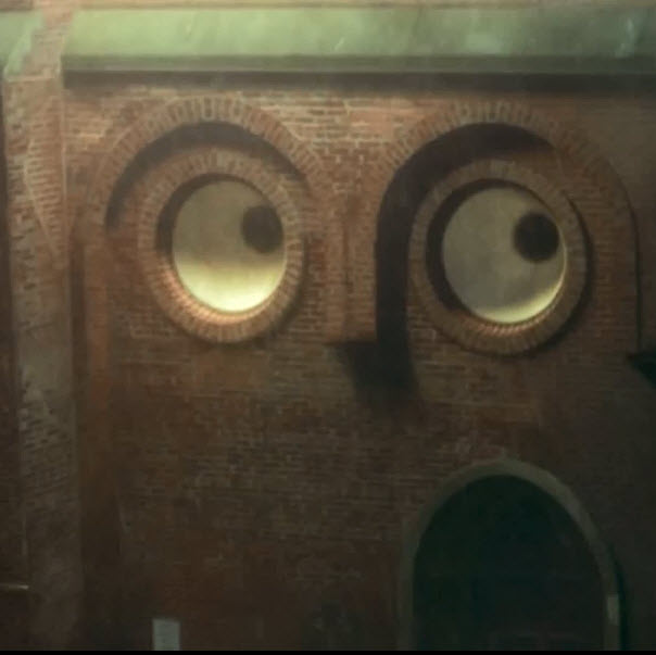 Example of face from The Blue Umbrella